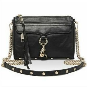 Rebecca Minkoff Black mini MAC crossbody bag